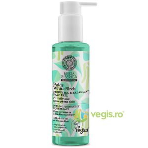 Peeling Purficator si Echilibrant pentru Ten Gras, Acneic cu Acid Salicilic si AHA Polar White Birch 145ml