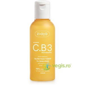 Lotiune Tonica pentru Fata cu Acid 1% (AHA+PHA), Vitamina C.B3 si Niacinamide 120ml