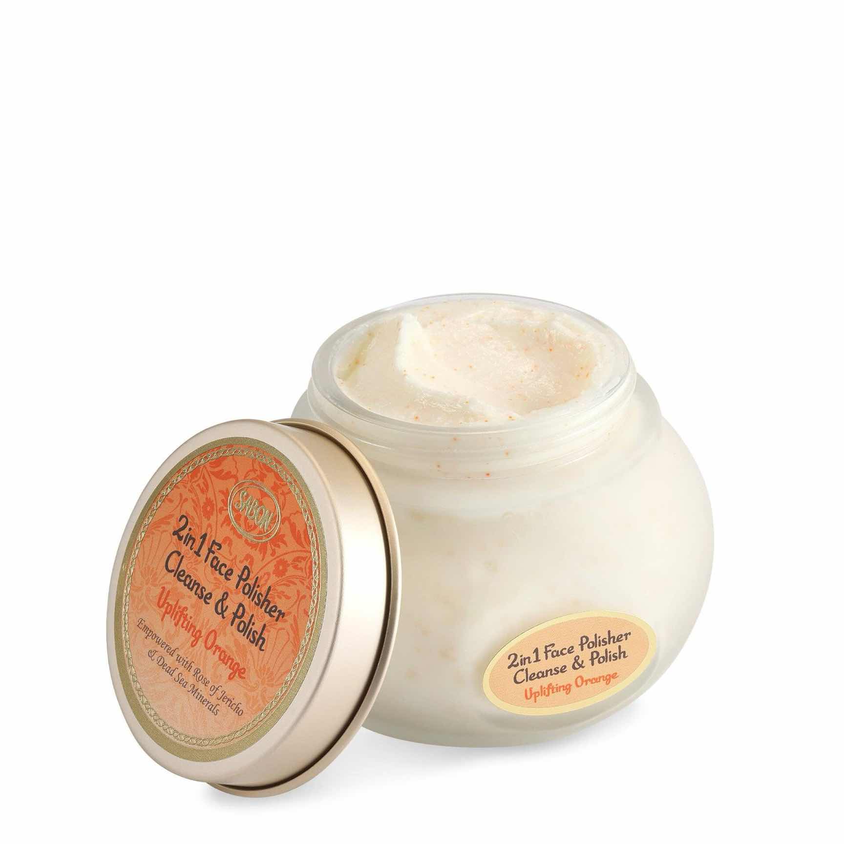 Exfoliant de faţă 2 în 1 Portocală vibrantă Exfoliant de faţă 2 în 1 Portocală vibrantă