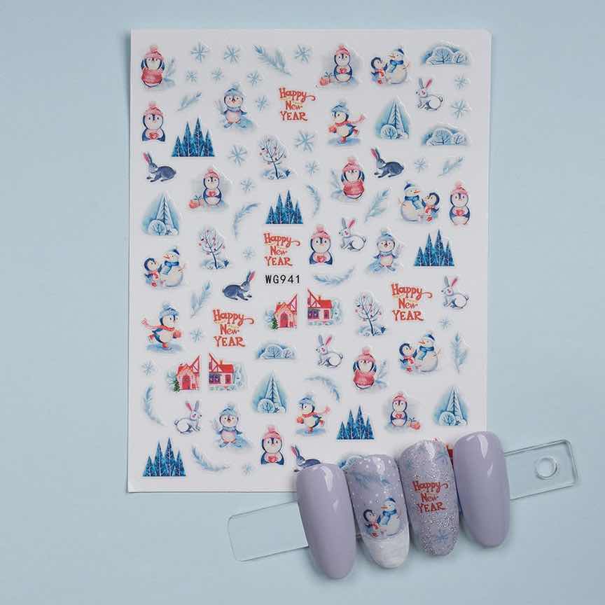 Abtibild Unghii SensoPRO Milano, Christmas Kiss WG941 Abtibild Unghii SensoPRO Milano, Christmas Kiss WG941