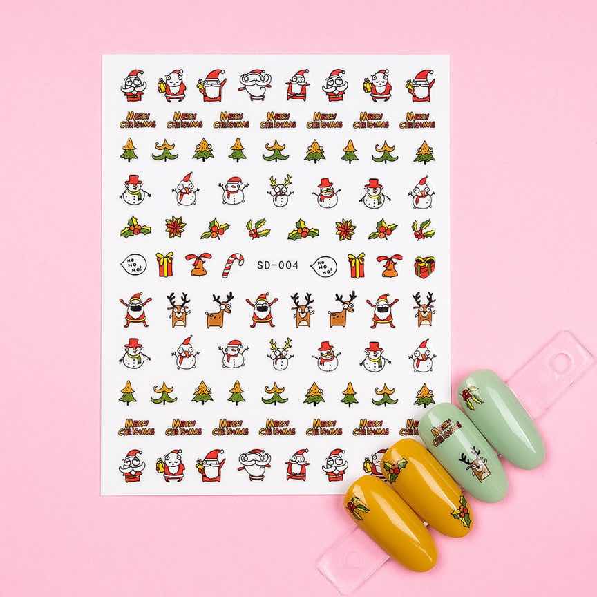 Abtibild unghii SensoPRO Milano Christmas Spark, SD-004 Abtibild unghii SensoPRO Milano Christmas Spark, SD-004