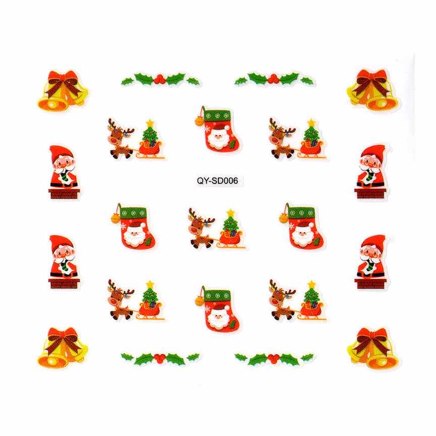 Abtibild Unghii SensoPRO Milano Christmas Wonderland Edition, QY-SD006 Abtibild Unghii SensoPRO Milano Christmas Wonderland Edition, QY-SD006