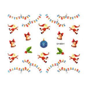 Abtibild Unghii SensoPRO Milano Christmas Wonderland Edition, QY-SD011