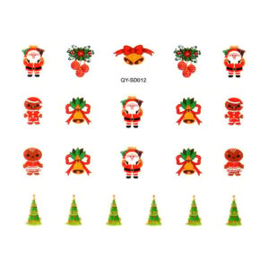 Abtibild Unghii SensoPRO Milano Christmas Wonderland Edition, QY-SD012