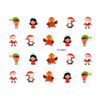 Abtibild Unghii SensoPRO Milano Christmas Wonderland Edition, QY-SD017