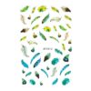 Abtibild Unghii SensoPRO Milano, Colorful Feather XF3012