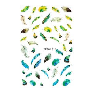 Abtibild Unghii SensoPRO Milano, Colorful Feather XF3012
