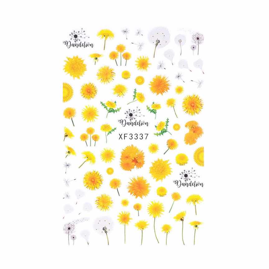 Abtibild Unghii SensoPRO Milano, Crazy Daisy XF3337 Abtibild Unghii SensoPRO Milano, Crazy Daisy XF3337