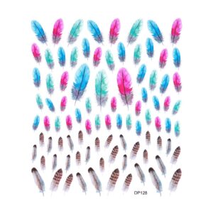 Abtibild Unghii SensoPRO Milano, Feather Rocks DP128