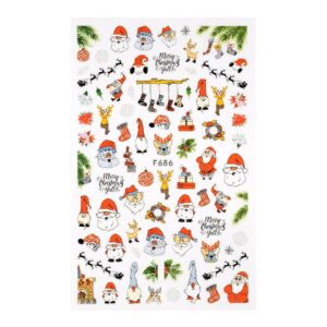 Abtibild Unghii SensoPRO Milano Santa is Here, model F686