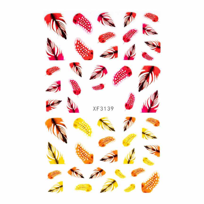 Abtibild Unghii SensoPRO Milano, Sunset Feather XF3139 Abtibild Unghii SensoPRO Milano, Sunset Feather XF3139