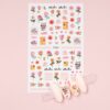 Abtibilduri Unghii SensoPRO Milano Rose Princess, model F860 Abtibilduri Unghii SensoPRO Milano Rose Princess, model F860