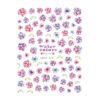 Abtibilduri unghii SensoPRO Milano Water Flowers, model HANYI 018