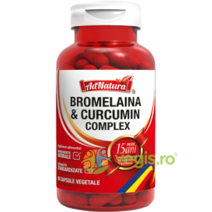 Bromelaina si Curcumin Complex 60cps