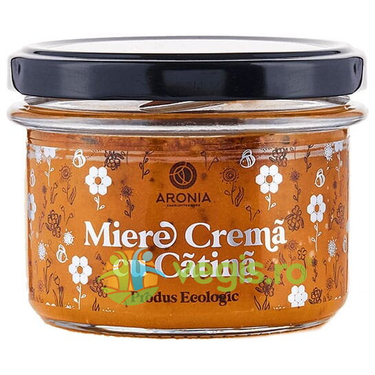 Miere Crema cu Catina Ecologica/Bio 220g Miere Crema cu Catina Ecologica/Bio 220g