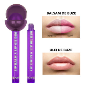 Balsam si Ulei de Buze Handaiyan Lollipop Lip Balm & Lip Oil Duo #04