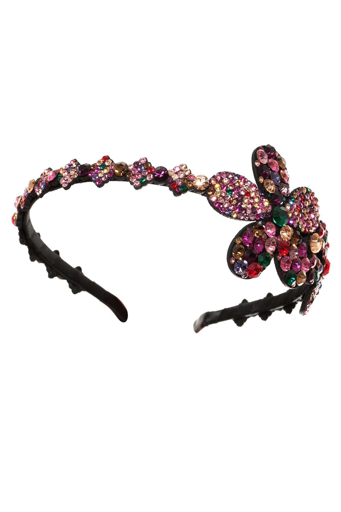 Bentita Ocazie 2 Flori Cristale Multicolor Bentita Ocazie 2 Flori Cristale Multicolor