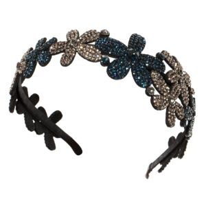 Bentita Ocazie 3 Flori Cristale Bleu Gri