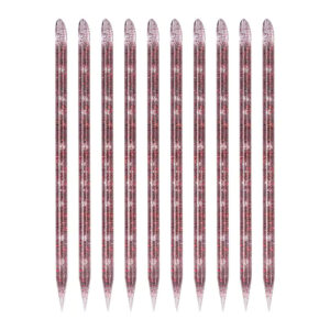 Betisoare Unghii pentru Cuticule SensoPRO Milano, Clear Red - Set 100 bucati