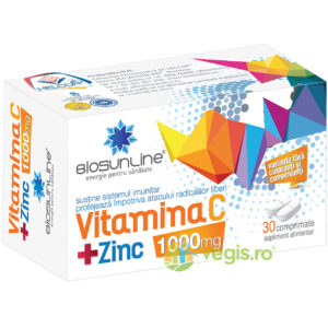 Vitamina C 1000mg + Zinc 30cpr