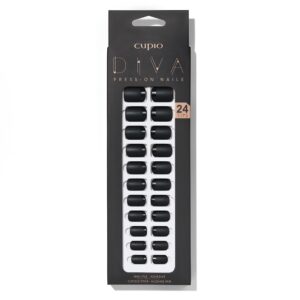 Set unghii false Cupio Diva - Black French