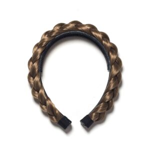 Coronita Impletita Blond Inchis Cenusiu