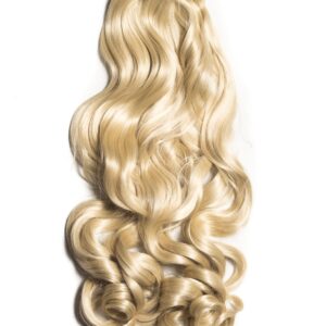 Extensii Clip-On Ondulat Blond Platinat