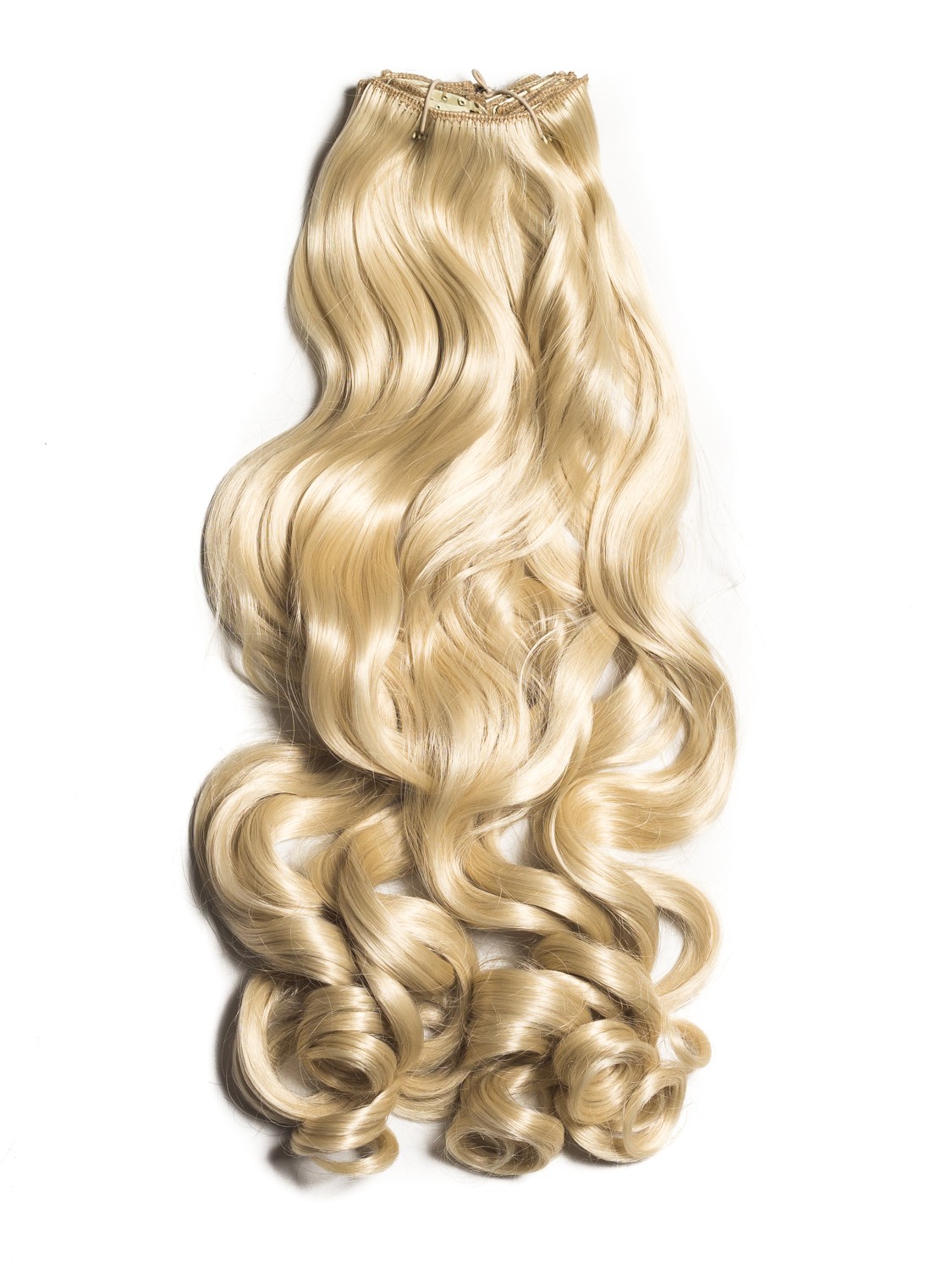 Extensii Clip-On Ondulat Blond Platinat Extensii Clip-On Ondulat Blond Platinat