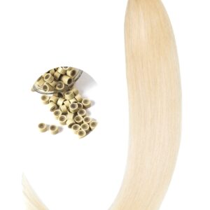 Extensii Microring Premium Blond Platinat