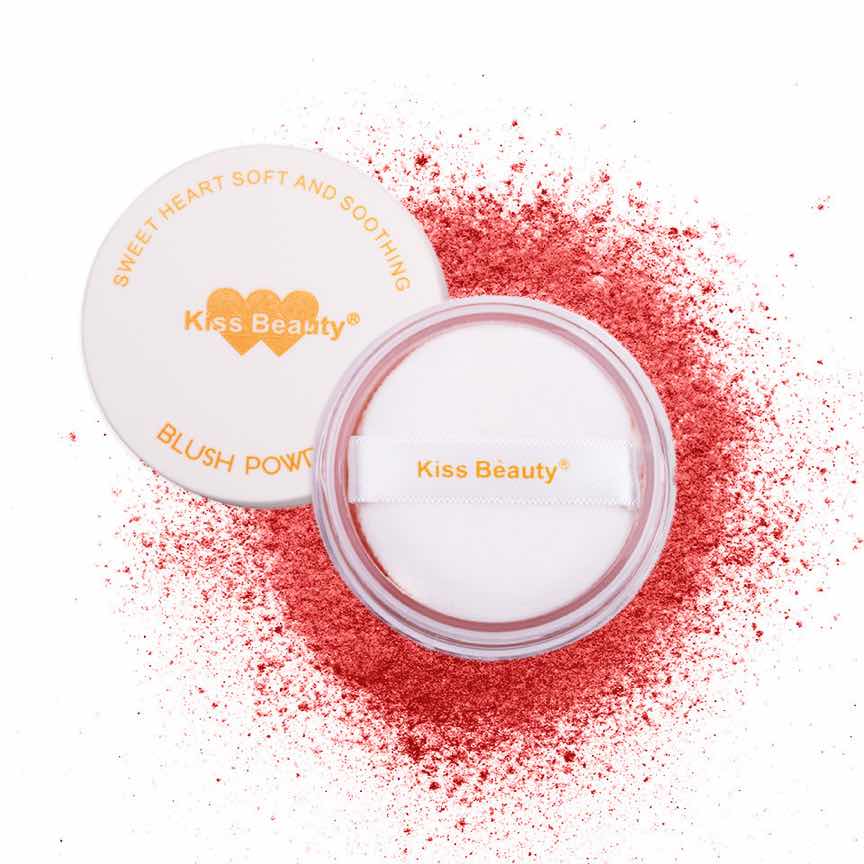 Blush Pudra cu Aplicator Kiss Beauty 02 Blush Pudra cu Aplicator Kiss Beauty 02