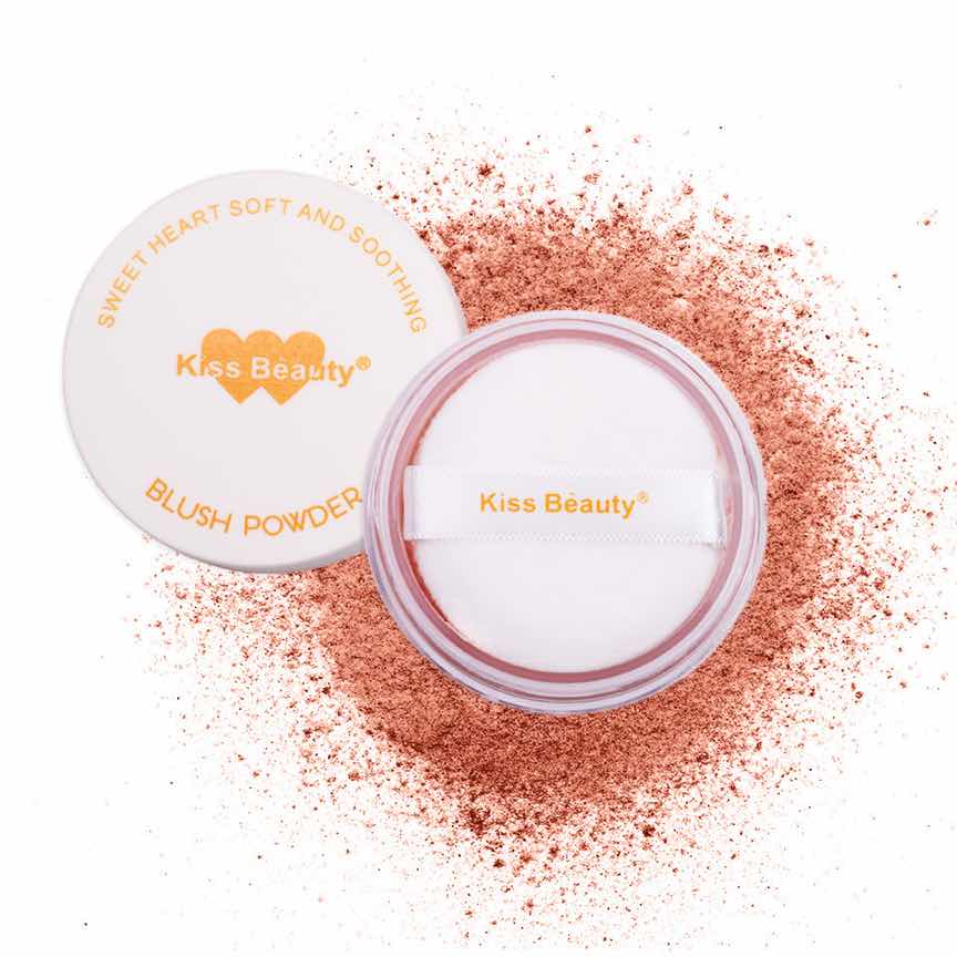 Blush Pudra cu Aplicator Kiss Beauty 04 Blush Pudra cu Aplicator Kiss Beauty 04