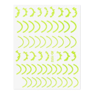 Abtibild pentru unghii Neon Yellow 1572