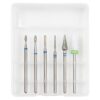 Capete Freza Unghii LUXORISE #01, set 6 buc
