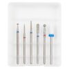 Capete Freza Unghii LUXORISE #02, set 6 buc