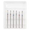 Capete Freza Unghii LUXORISE #12, set 6 buc