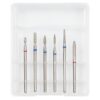 Capete Freza Unghii LUXORISE #15, set 6 buc