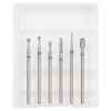 Capete Freza Unghii LUXORISE #16, set 6 buc