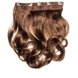 Tresa Clip-On Ondulat Caramel Cu Suvite
