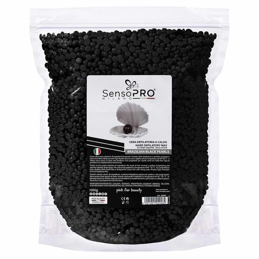 Ceara Epilat Granule SensoPRO Milano Black Pearls, 1000g Ceara Epilat Granule SensoPRO Milano Black Pearls, 1000g