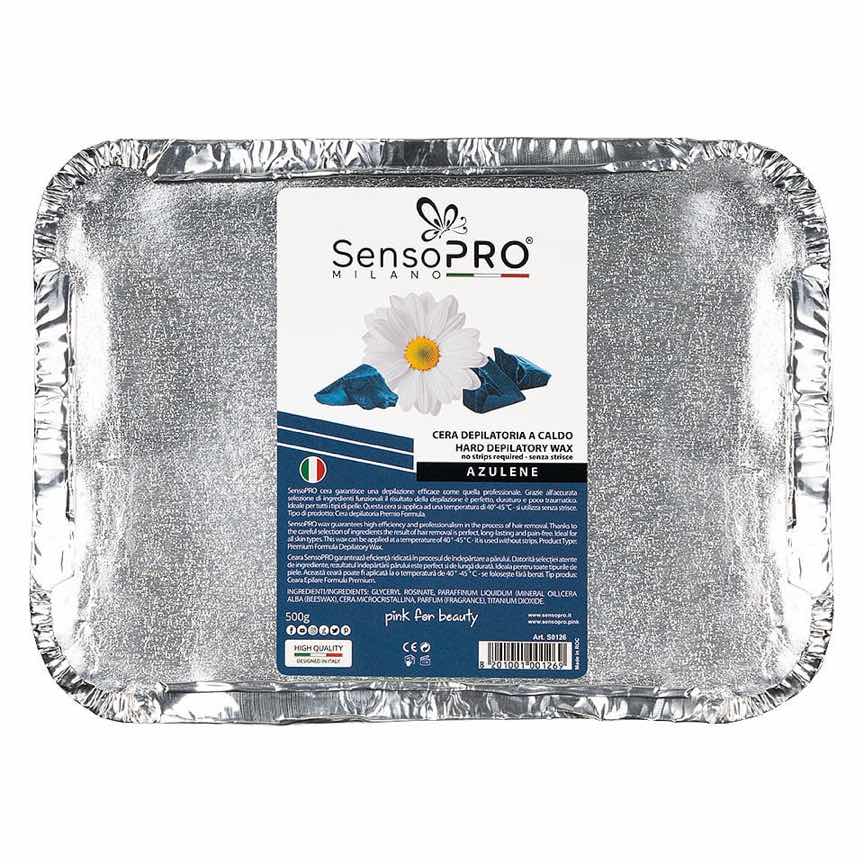 Ceara Epilat Traditionala SensoPRO Milano Azulene, 500g Ceara Epilat Traditionala SensoPRO Milano Azulene, 500g