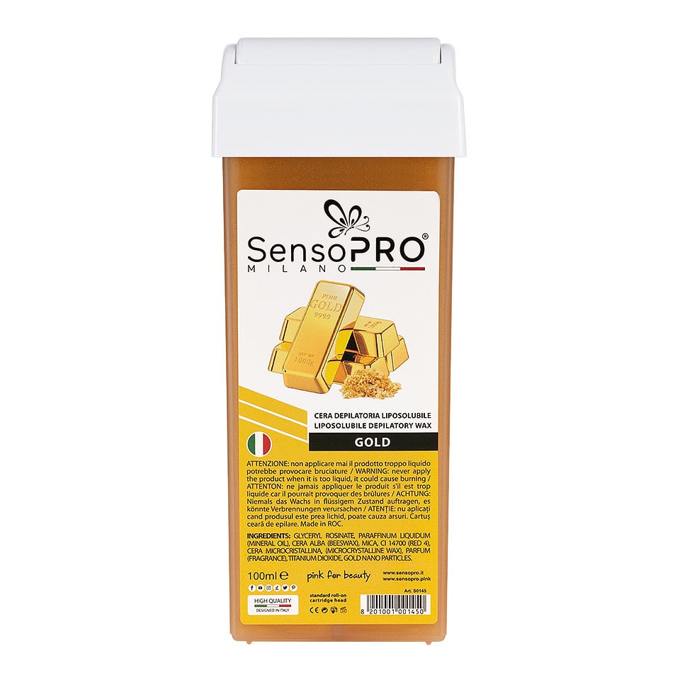 Ceara Epilat Unica Folosinta SensoPRO Milano, Rezerva Oro 100 ml Ceara Epilat Unica Folosinta SensoPRO Milano, Rezerva Oro 100 ml