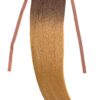 Coada Fibra Sintetica 55cm Ombre Saten Blond Miere