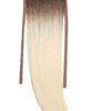 Coada Fibra Sintetica 55cm Ombre Saten Blond Platinat