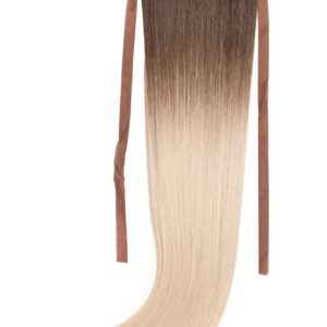Coada Fibra Sintetica 55cm Ombre Saten Mediu Blond