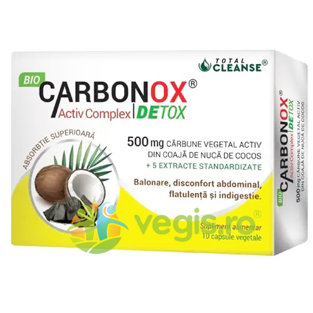 BioCarbonox Activ 500mg 30cps BioCarbonox Activ 500mg 30cps