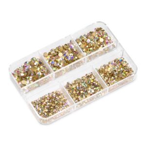 Cristale unghii set 1440 buc Shimmer