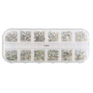 Cutiuta cu ornamente unghii Clear as Crystal