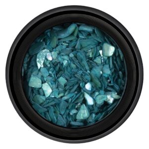 Decor Unghii tip Scoica Pisata LUXORISE - Electric