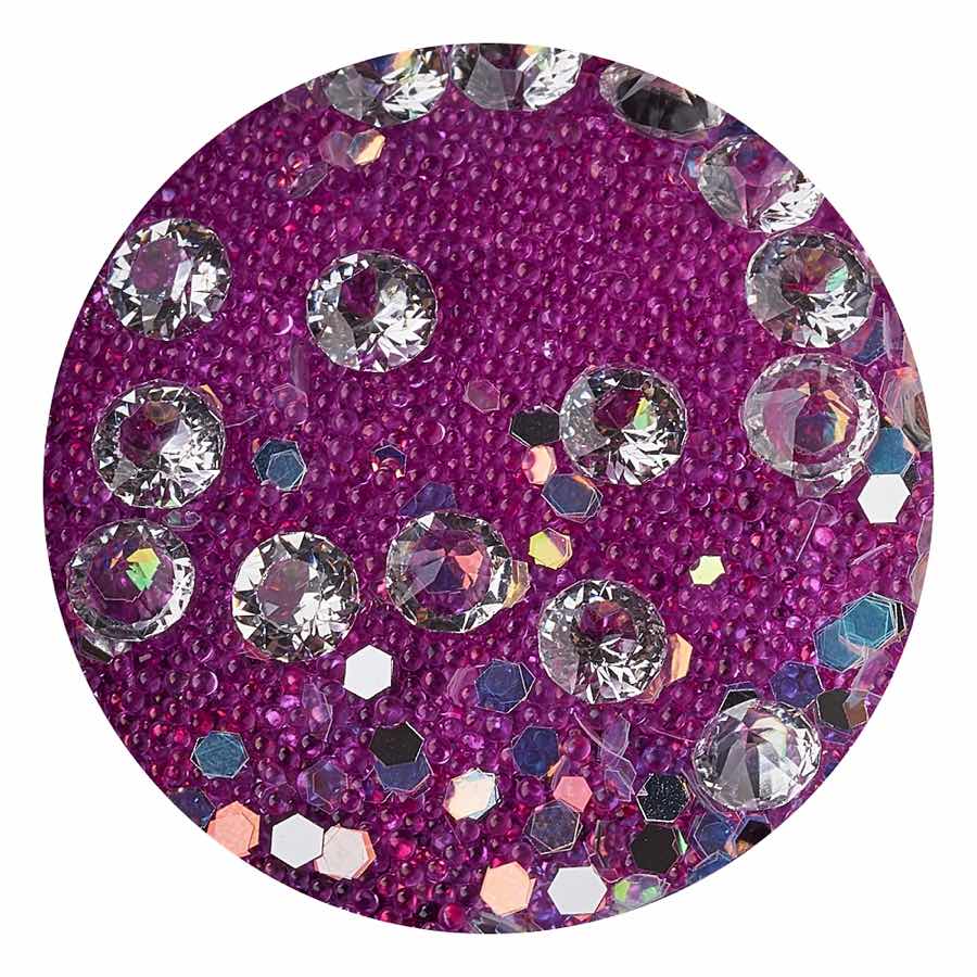 Decor unghii caviar, cristale clear si translucide #1 Decor unghii caviar, cristale clear si translucide #1