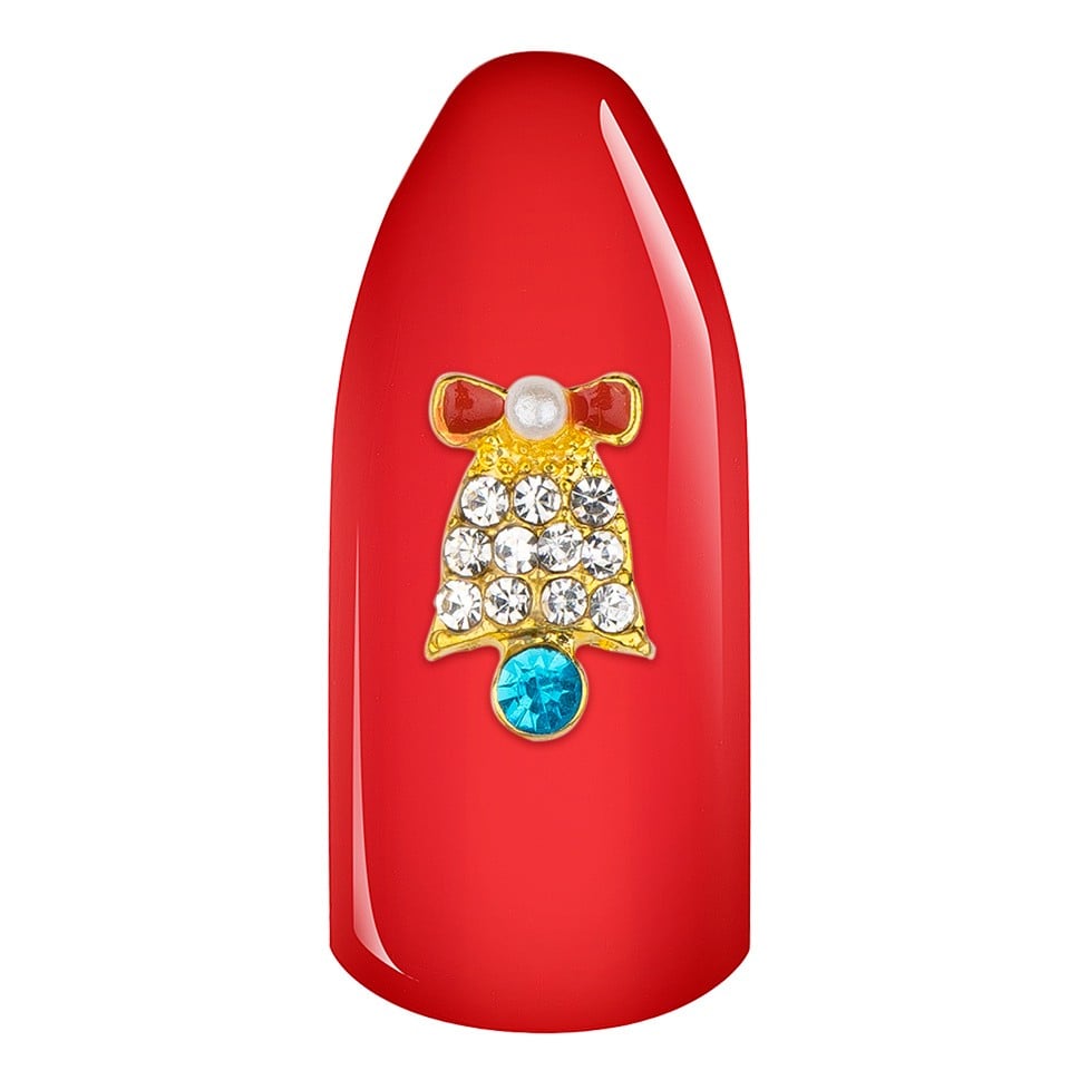 Decoratiune Unghii 3D de Iarna - Clopotel #04 Decoratiune Unghii 3D de Iarna - Clopotel #04